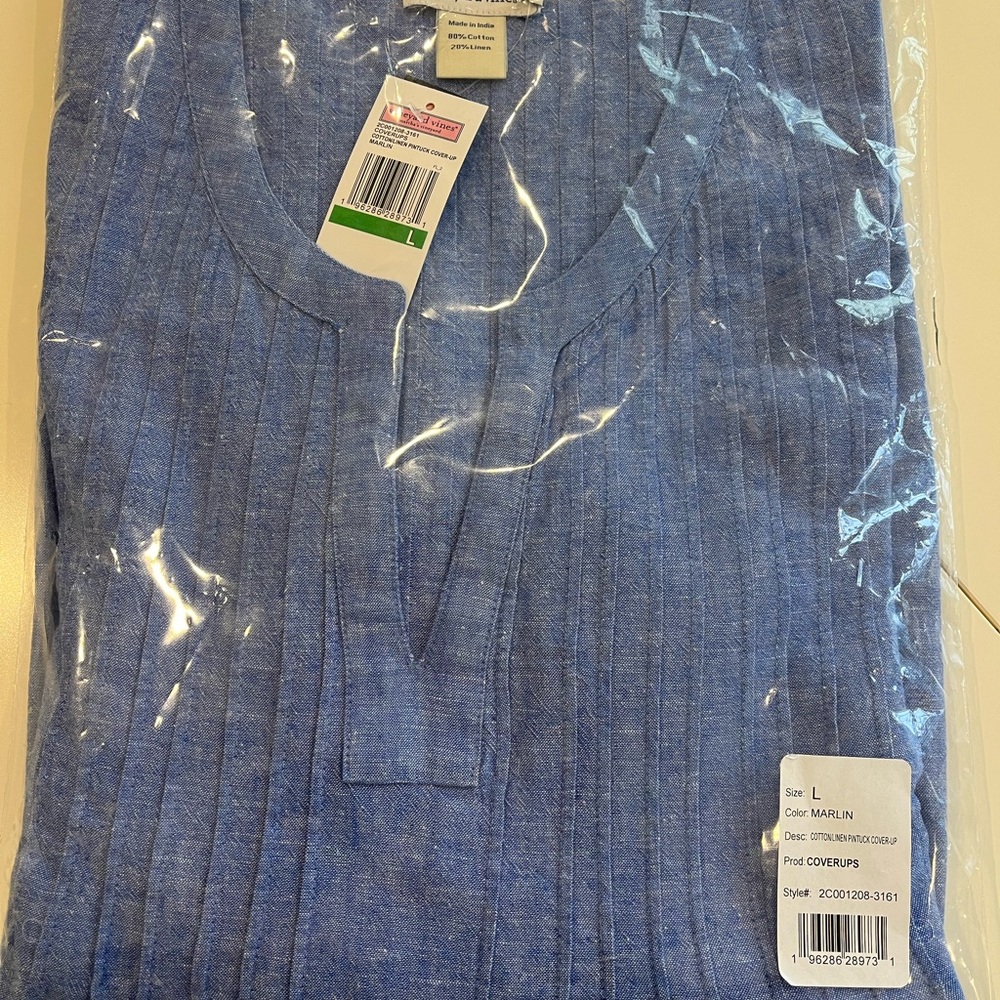 Vineyard Vines Marlin Cotton/Linen dress, Size L